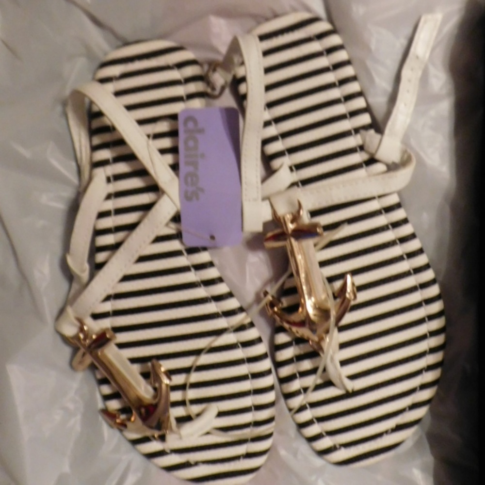 CLAIRS ANCHOR SANDALS